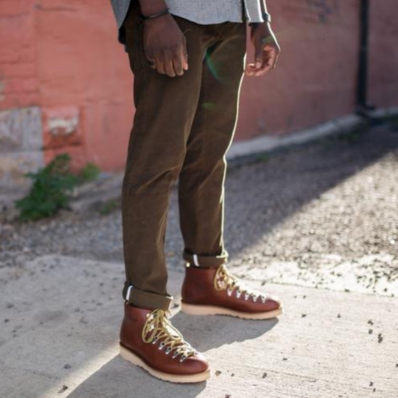 Fracap Men's Leather Sport Boots, brown - Picture 3 of 16